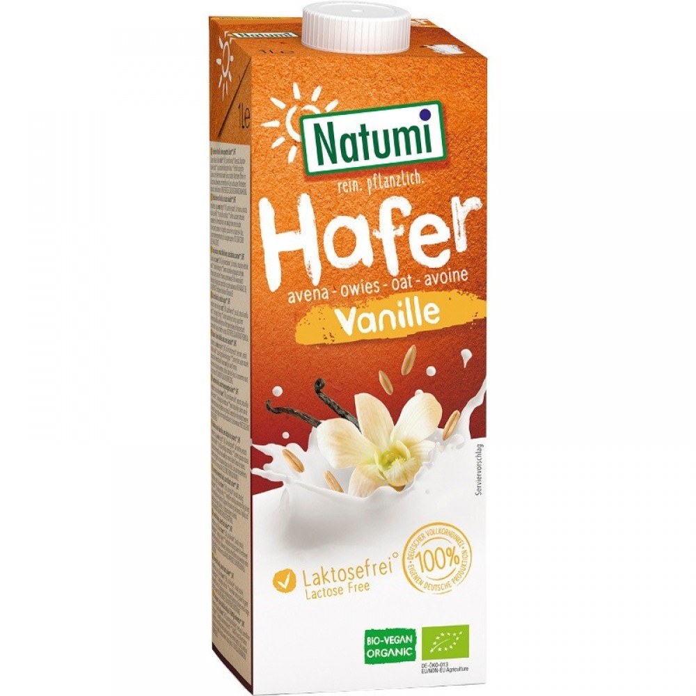 Natumi Hafer Vanilla Bio 1L                                                                         BAUTURA VEGETALA BIO VANILIE 