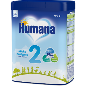 Humana 2, formula lapte 6-12 luni  750g  
